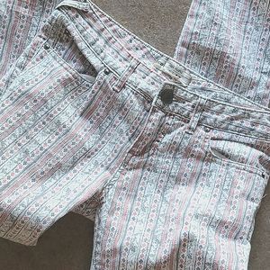 Free People printed jeans
